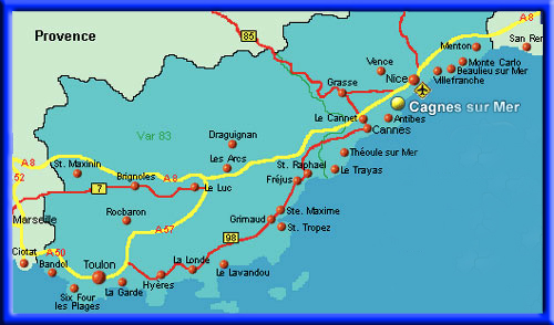 plan de cagnes sur mer