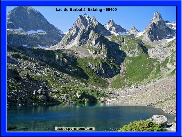 carte des lacs hautes pyrénées